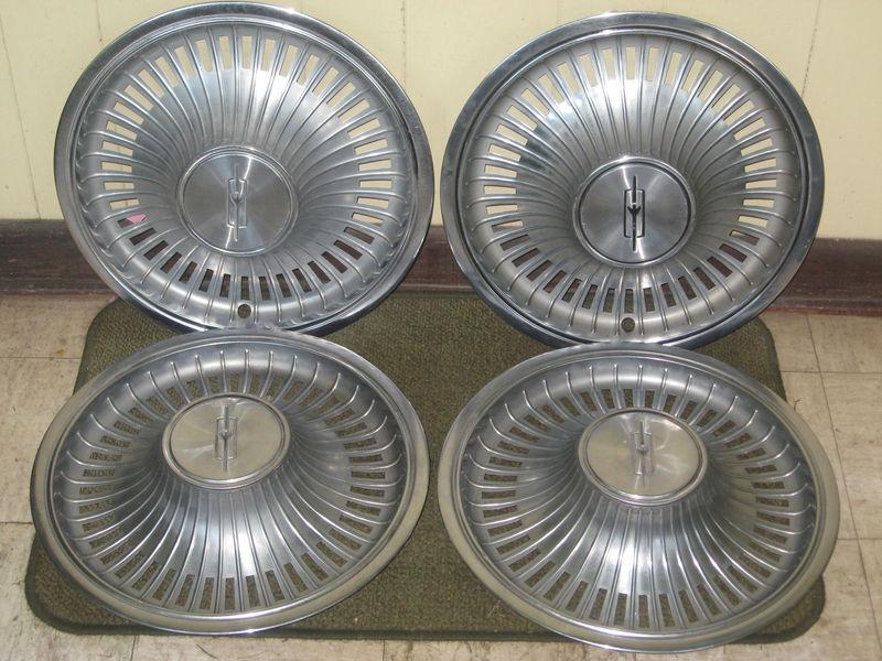 72 73 oldsmobile hub caps 14" olds wheel covers set of 4