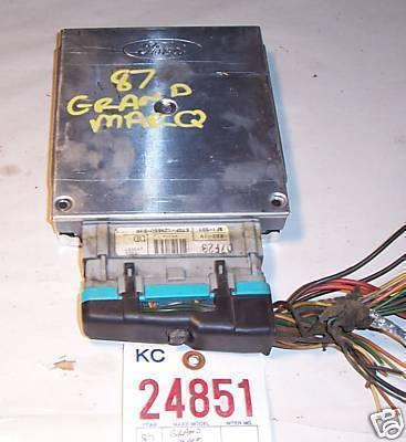 Mercury 87 grand marquis engine control module/unit 1987