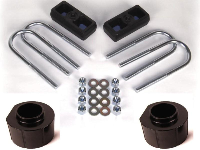 Jeep cherokee xj 2" budget boost lift kit poly spacers and rear block and ubolt