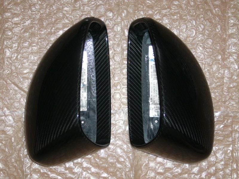 Audi tt, r8 genuine oem carbon mirror covers mirror housings new!!!