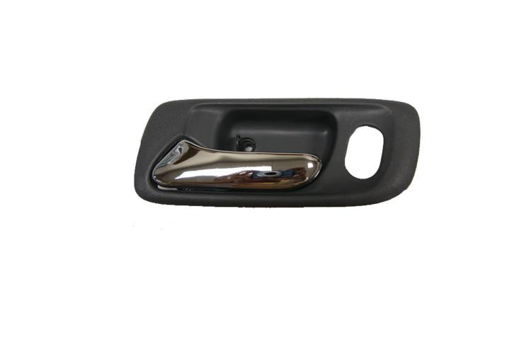 Left replacement inside front gray door handle w/ lock hole 98-02 honda accord