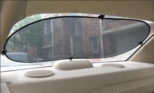 Black car rear back window sunscreen sun shade visor cover mesh shield car parts