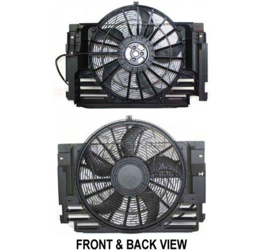 New a/c ac condenser single fan assembly bmw x5 e70 series bm3020102 64546921381