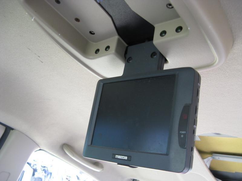 00 01 mazda mpv info tv dvd roof screen display 19846