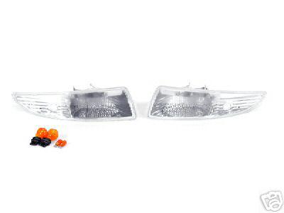 1993 94 95 96 97-02 chevy camaro depo crystal clear bumper signal lights + bulbs