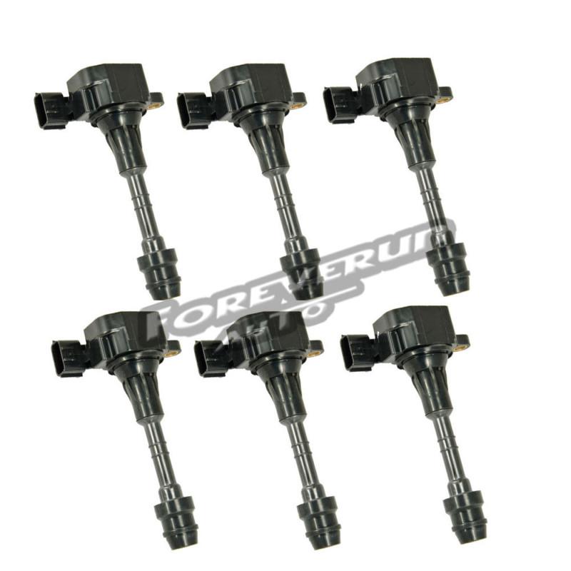 2002-2008 nissan & infiniti v6 ignition coils 6pcs 224488j115 #ic67 new