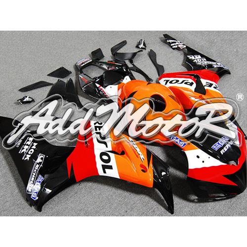 Injection molded fit cbr1000rr 06 07 orange repsol fairing 16n36