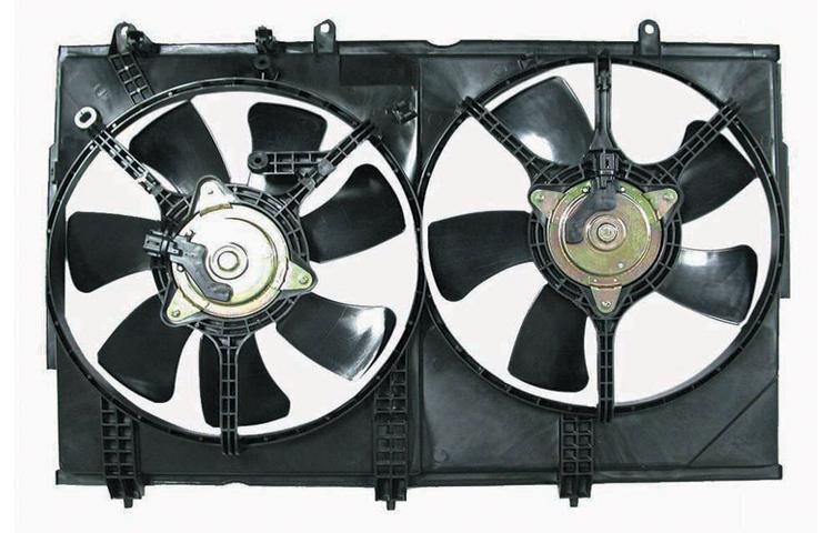 Depo replacement ac condenser radiator cooling fan 03-06 mitsubishi outlander