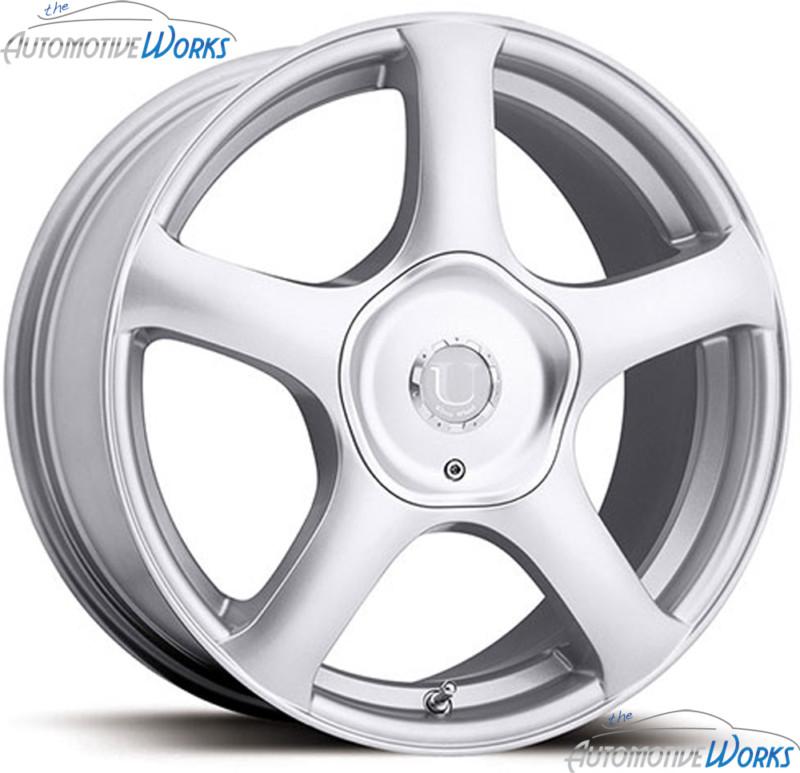 1 - 17x8 ultra 402 alpine 5x112 5x120 +45mm silver wheel rim inch 17"