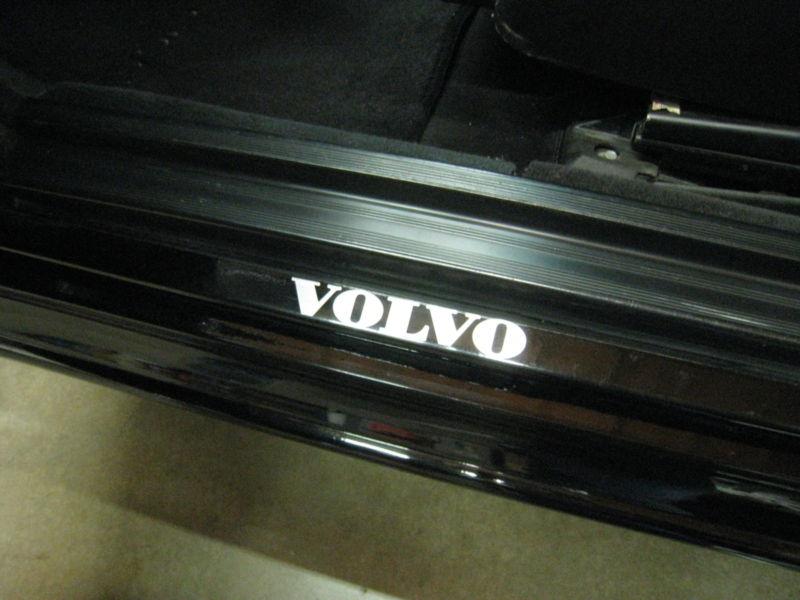 (2) door step decal sticker badge accent "volvo"