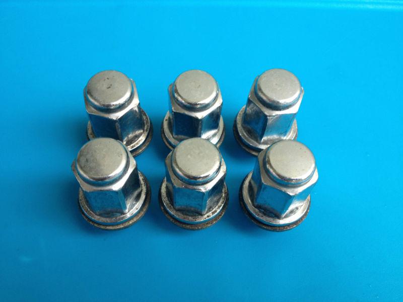 Toyota tundra sequoia tacoma 4runner fj cruiser set of 6 lug nuts used