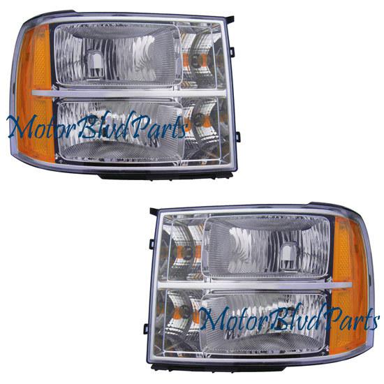 07-10 gmc sierra/09-10 sierra 1500 hybrid headlamps set