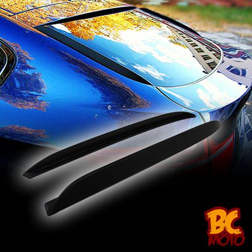 Bmw x6 e71 rear fin fins matte black finish 08-13 ▼