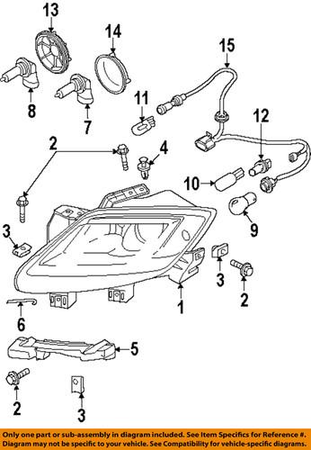 Mazda oem te69510k0c headlight-headlamp assembly