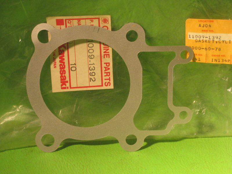 Kawasaki klt160 1985 atv 3-wheeler cylinder base gasket oem #11009-1392