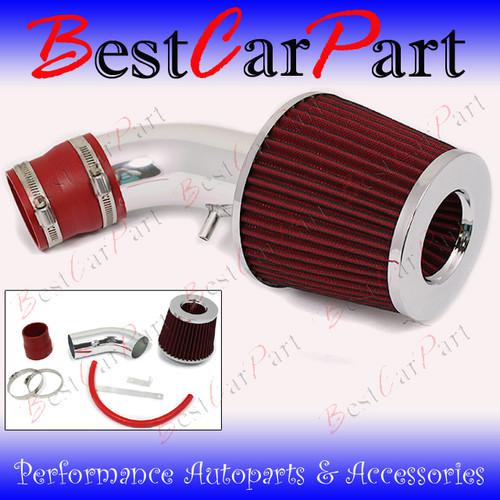 Bcp red short ram air intake induction kit + filter for 01-03 elantra 2.0l l4