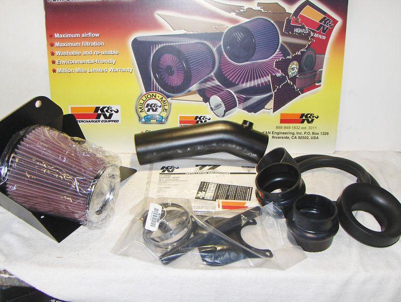 K&n performance air intake 2011-2014 jeep grand cherokee, dodge durango ~new!