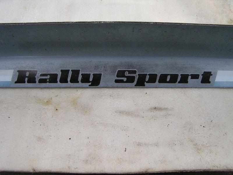 1970-81 f body pontiac trans am firebird & camaro z 28 rally sport rear spoiler