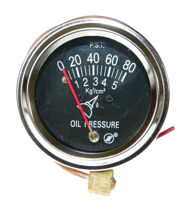 New oil pressure gauge - lighted