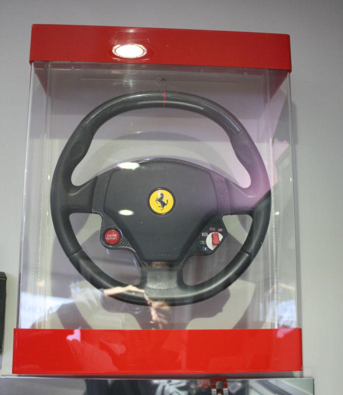 Ferrari f430 black carbon fiber and leather steering wheel 