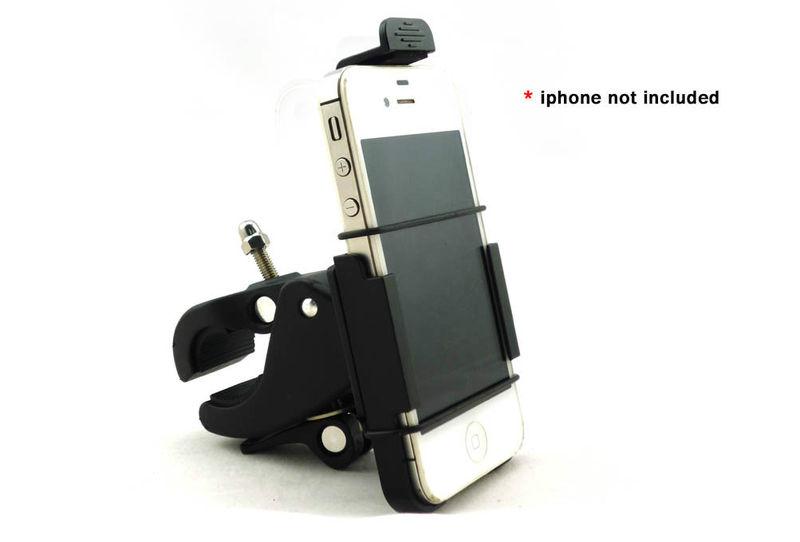 Lexinmoto motorcycle cell phone 4g holder + handlebar mount w/ 360 