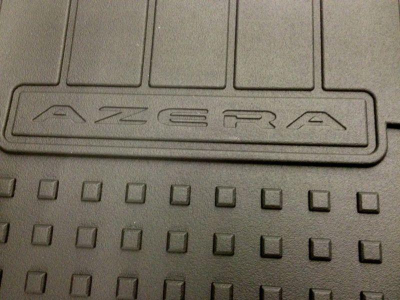 2012/2013 hyundai azera all season rubber floor mats - set of 4 - factory oem 