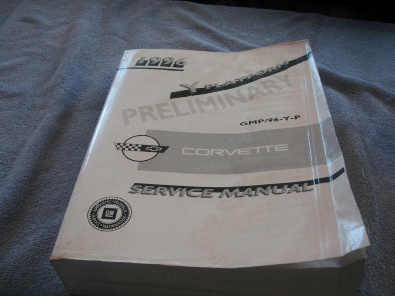 1996 chevrolet corvette preliminary service manual