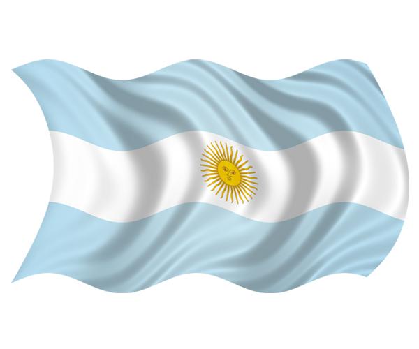 Argentina waving flag decal 5"x3" argentinian vinyl car bumper sticker zu1