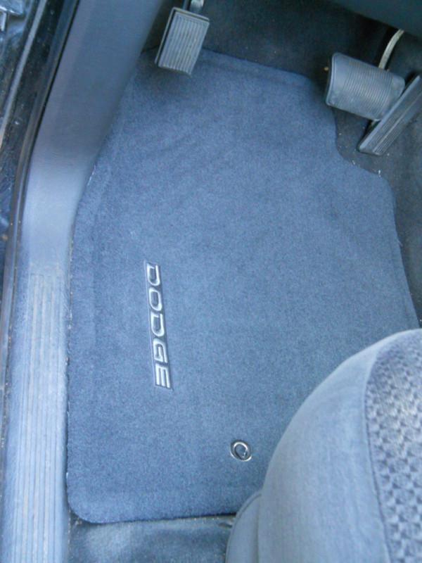 Dodge ram 1500 2500 front & rear premium carpet floor mat dark slate gray mopar 