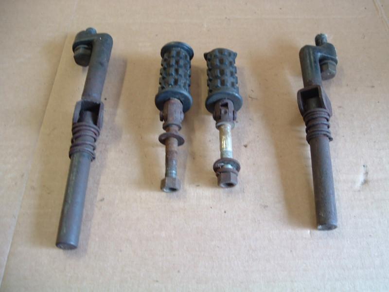 1971 kawasaki h1 500 foot pegs front & rear 