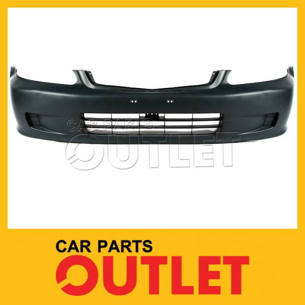 99 00 1999 2000 honda civic front bumper cover primered black plastic 2dr coupe