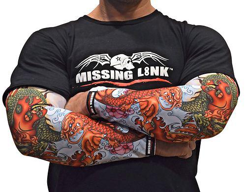 Missing link armpro don't be koi wicking compression sleeve - protect tattoo