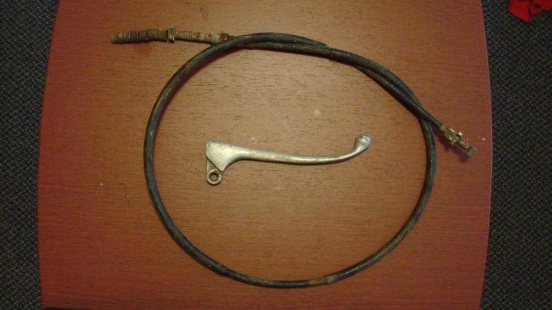 Vintage honda cb360 brake pull lever with cable!!! 