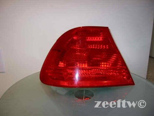 Bmw 3 series e46 tail light red-out vinyl