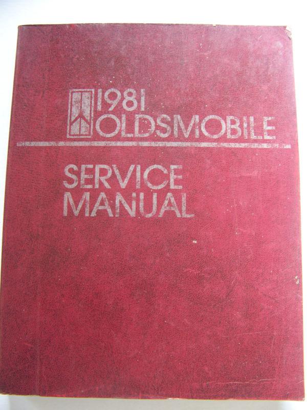 1981 oldsmobile service manual chasis service manual