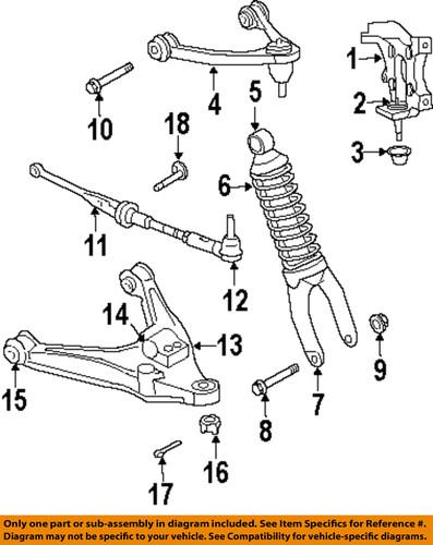 Dodge oem 4709309 rear suspension-link rod