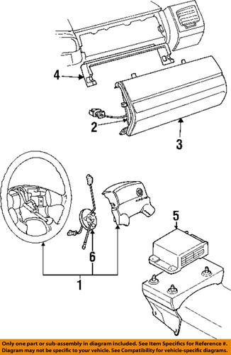 Volkswagen oem 6n0909603d air bag-control module