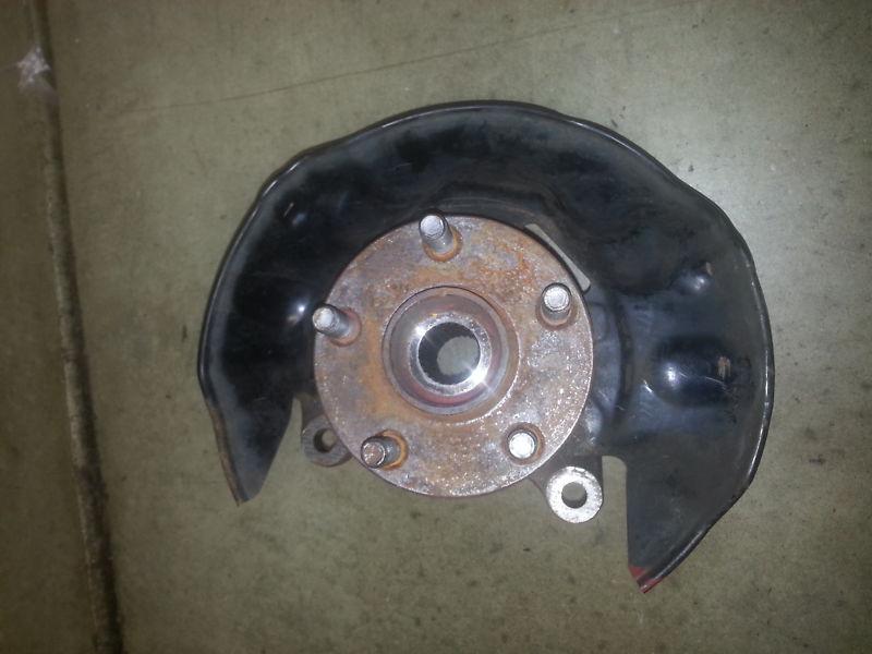 2003 04 05 06 07 08 toyota corolla left front driver side spindle w/o abs