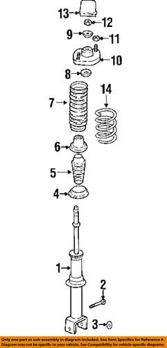 Mopar oem 6507132aa rear suspension-strut bolt