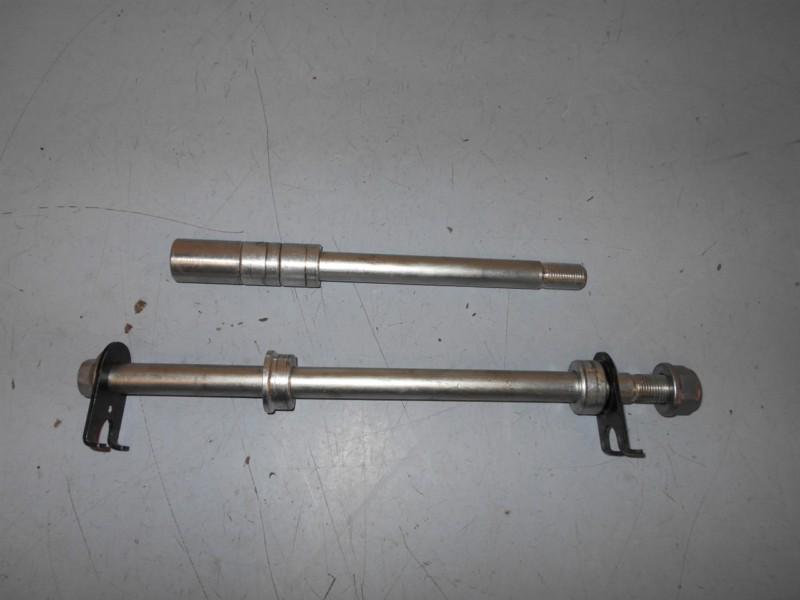 #1960 - 2013 13 honda cbr 500r  front & rear axles axle  158 miles