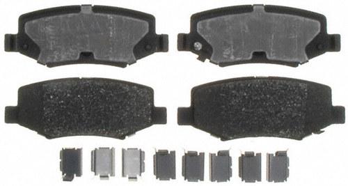 Acdelco durastop 17d1274mh brake pad or shoe, rear-semi metallic brake pad