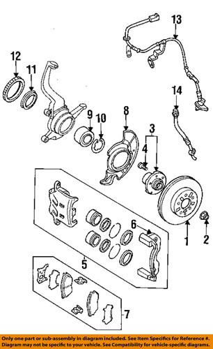 Mazda oem l16y3325x disc brake rotor/front brake rotor/disc