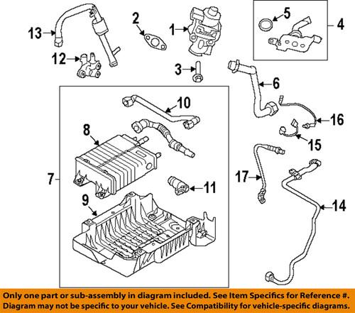 Ford oem 9u5z-9c915-h vapor canister purge solenoid