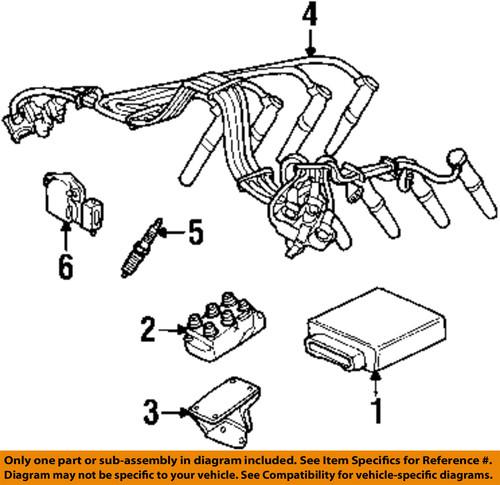 Ford oem 6u7z-12259-a spark plug wire