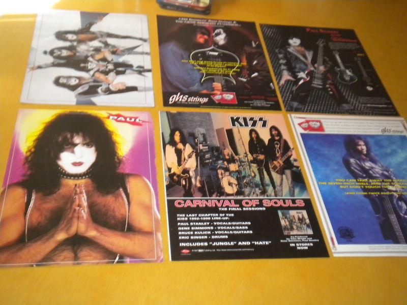 Kiss promo ad sell sheet card