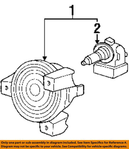 Ford oem f58z13466cb fog lamp bulb