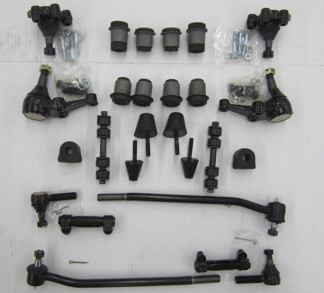 1954 1955 1956 ford new front end suspension rebuild kit with inner tie rods