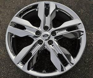 Ford bt4z1007d genuine oem factory original wheel, alloy/chrome