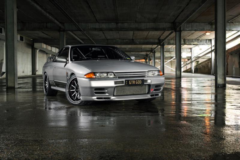 Nissan r32 gtr gt-r skyline on volk hd poster super car print multi sizes avail