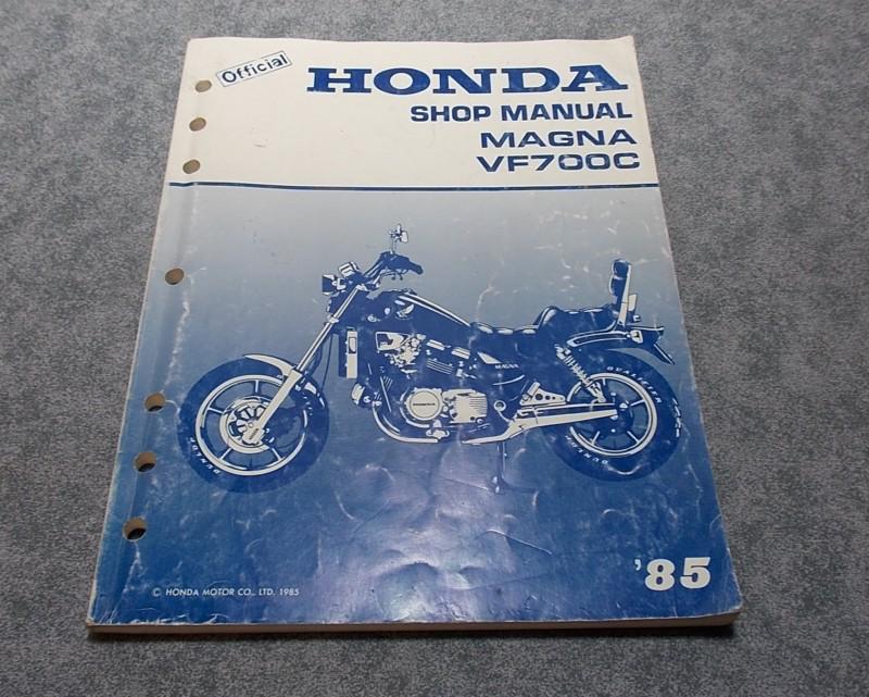 Official 1985 honda shop service  manual magna vf700c motorcycle